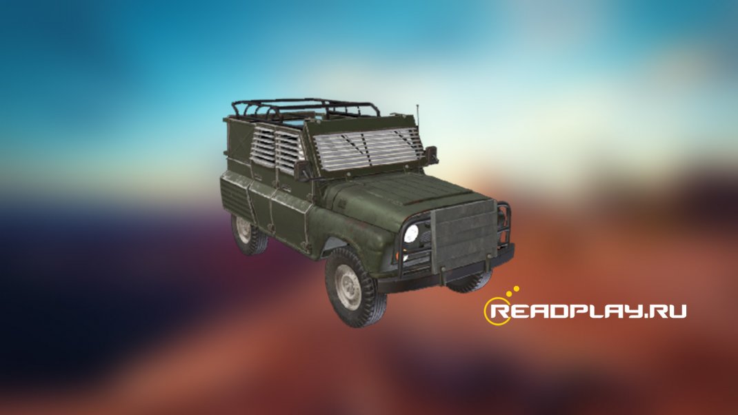 Модель бронированного УАЗа в PUBG