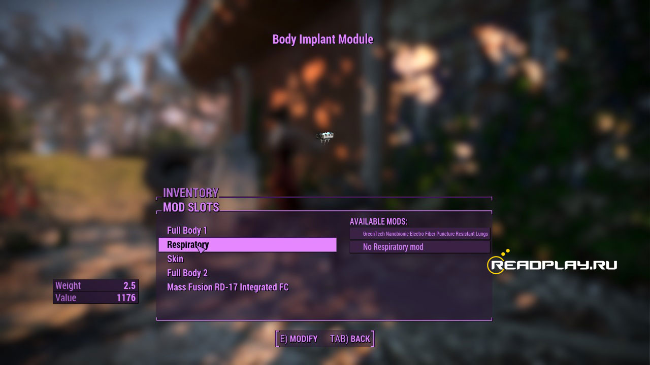 Скриншот мода RD-Technologies Cybernetic Fallout 4