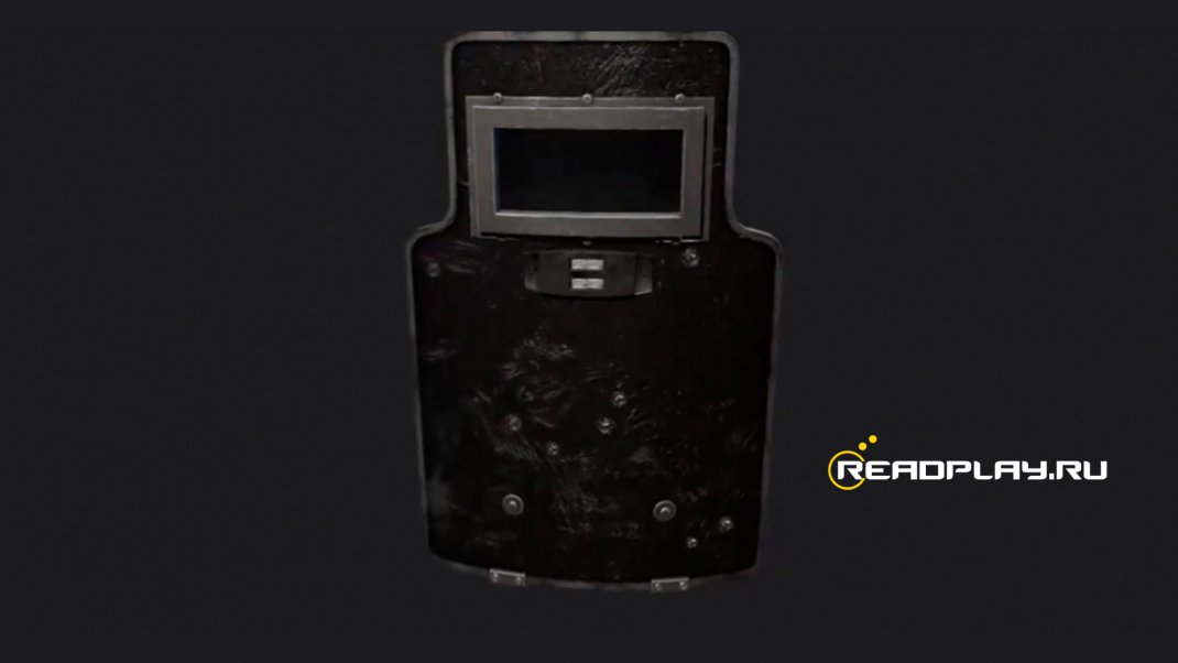 Скриншот баллистического щита в pubg