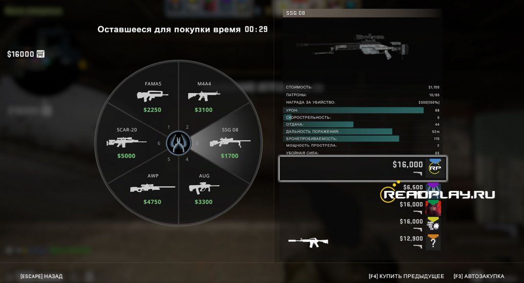 Скриншот закупки в Panorama UI кс го