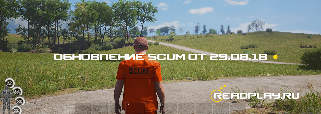Обновление scum от 29.08.2018