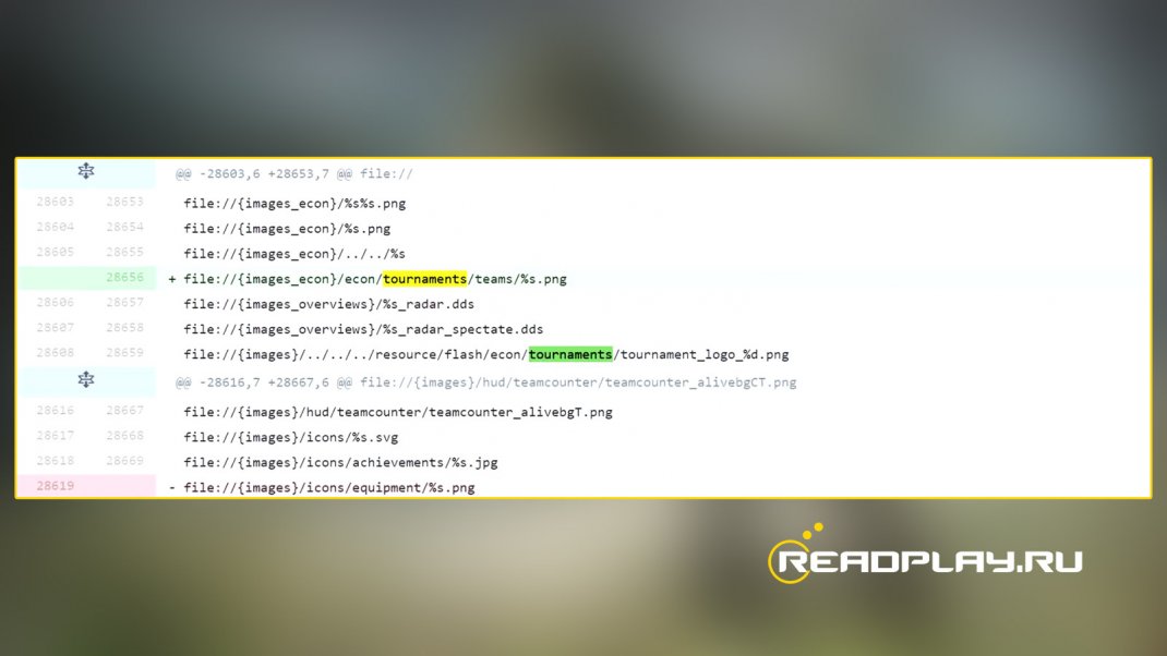 Скриншот скрытого кода под новые граффити в кс го