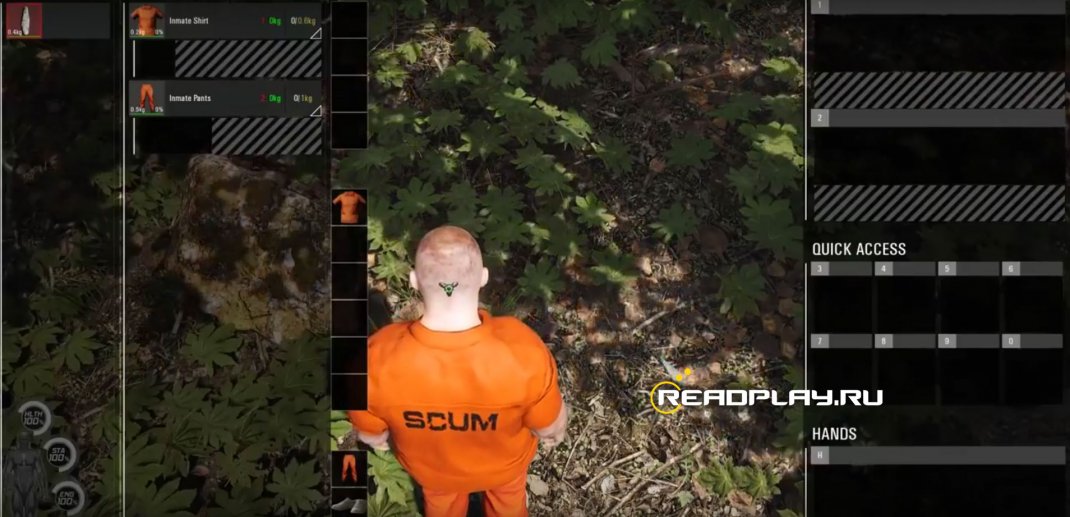 Скриншот крфта ножа в scum