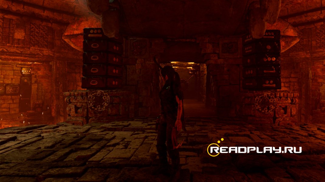 Изображение загадки с цифрами майя в Tomb Raider - финал