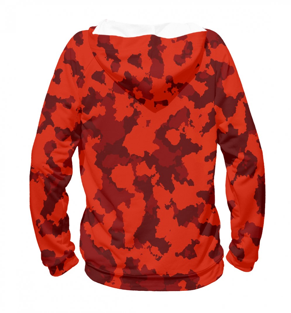 Худи pubg - Red Abstract - спина