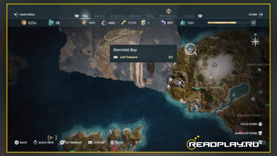 Скриншот карты Stormfall Bay