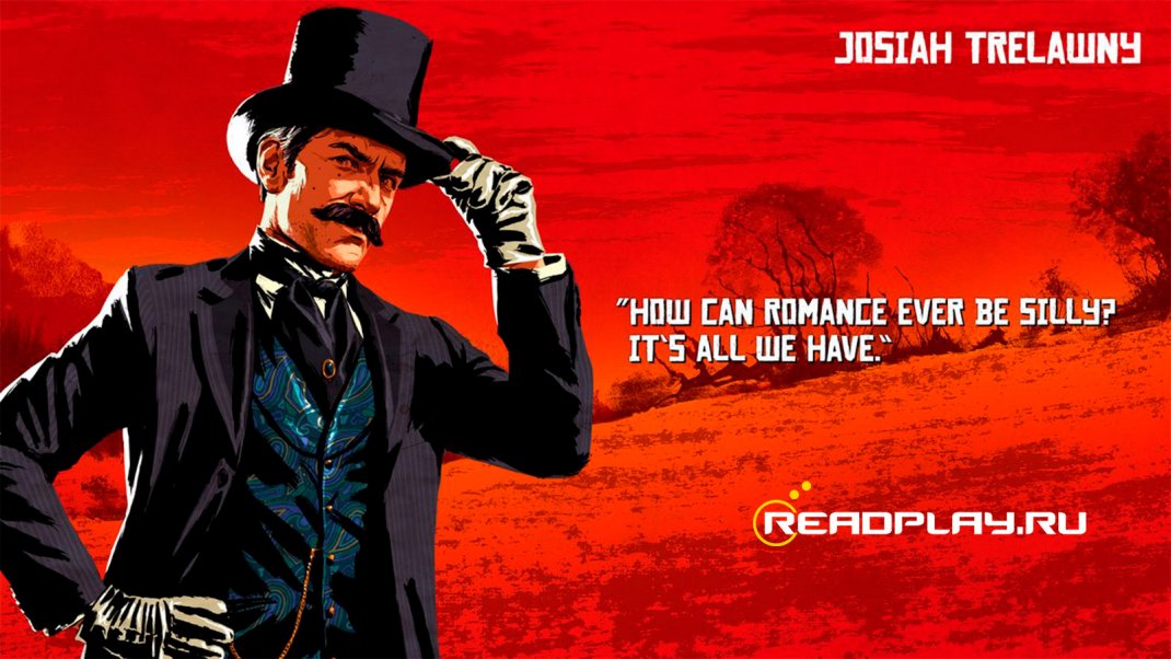 Скриншот Джошуа Трелони в rdr 2