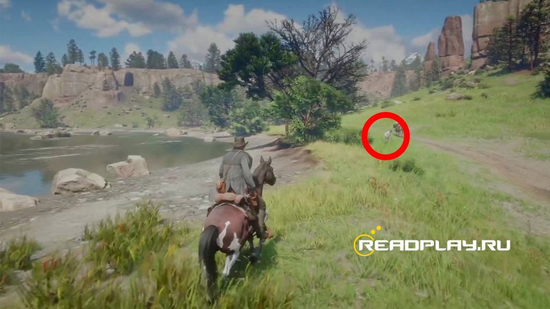 Скриншот человека, который кричит в rdr 2