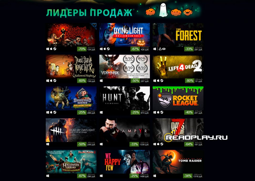 Скриншот лидер продаж в распродаже стим 2018 года