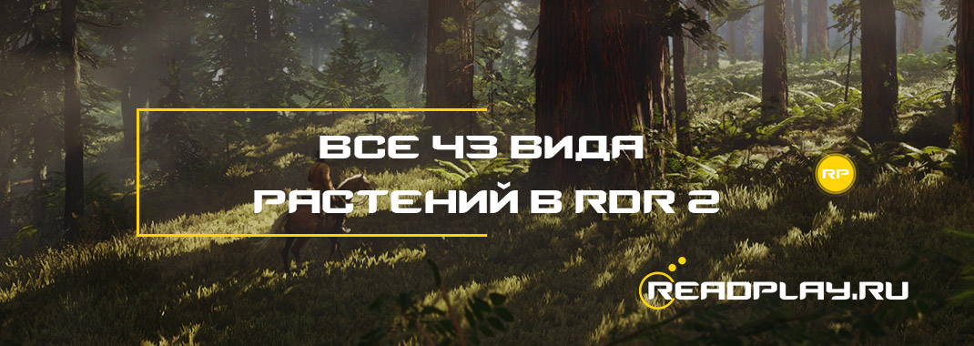Все 43 вида растений в Red Dead Redemption 2