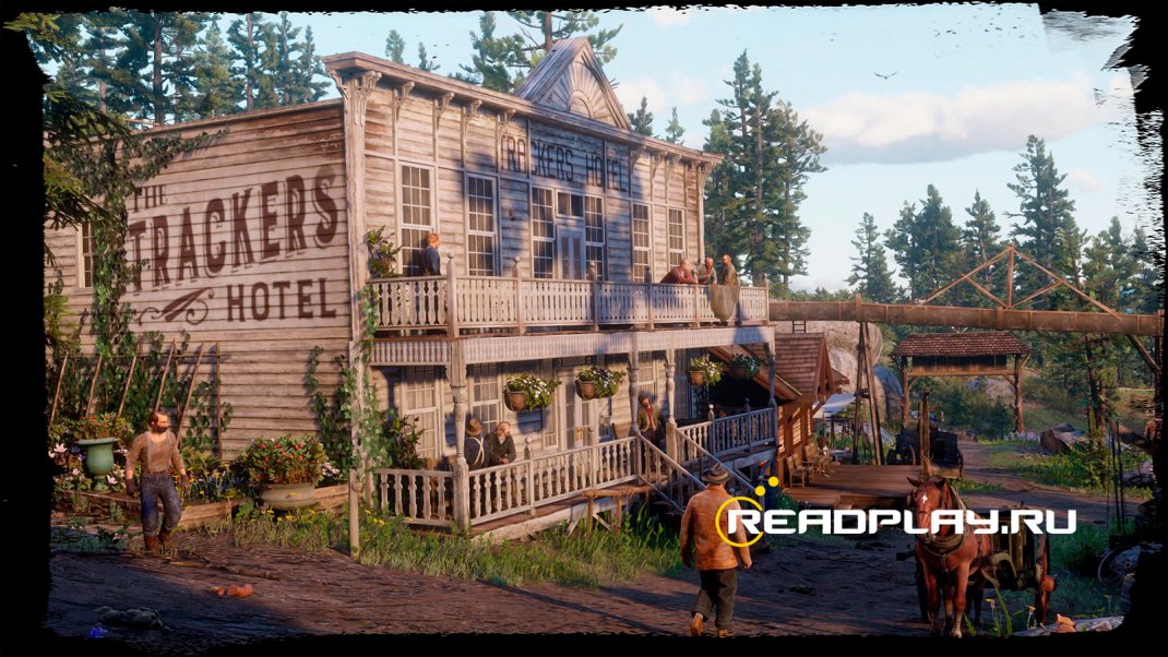 Скриншот из игры rdr 2