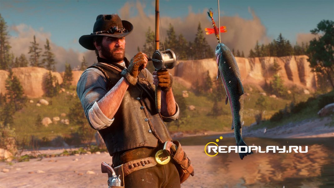 Скриншот рыбалка в Red Dead Redemption 2