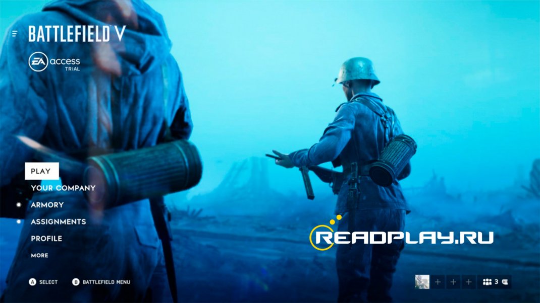 Скриншот игра battlefield V появилась в Origin Access