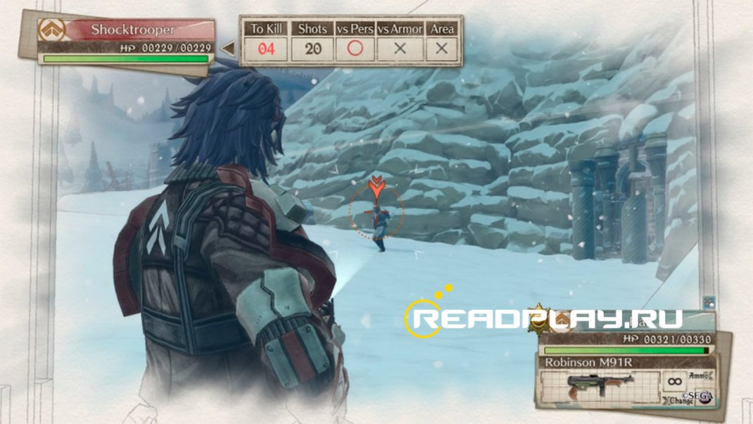 Скриншот - атакуйте раньше, чем враг в Valkyria Chronicles 4