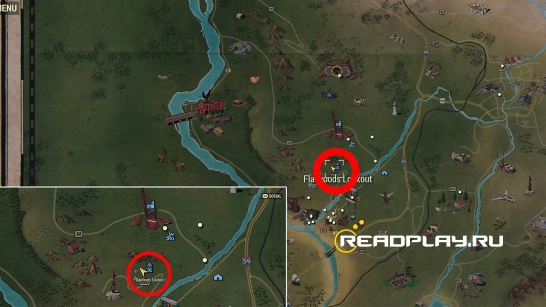 Скриншот - карта сокровищ 2 в Fallout 76