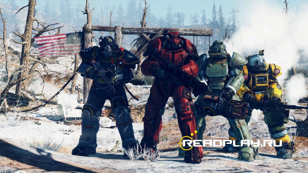 Скриншот прохождение в группе для быстрой прокачки в Fallout 76