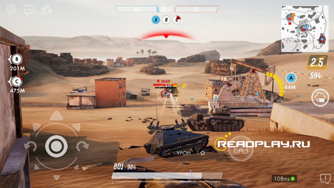 Скриншот дальность боя M50 Ontos в Armored Warfare: Assault нулевая