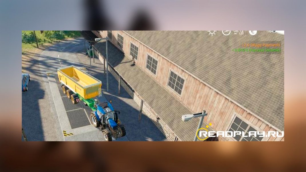 Скриншот чтобы продать свой урожай в Farming Simulator 19, поместите его в прицеп
