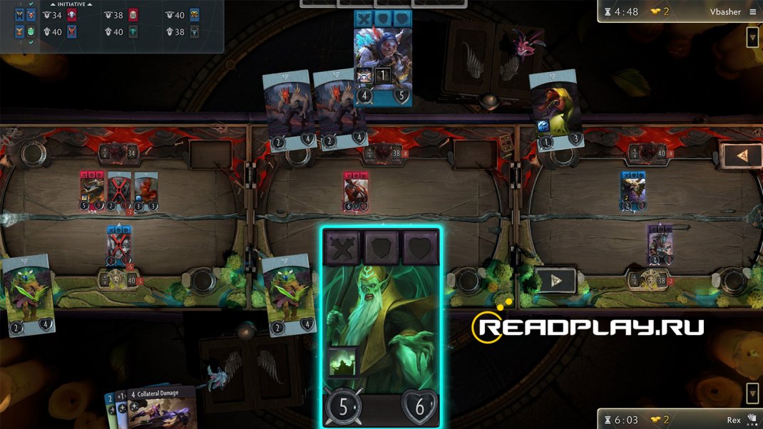Скрин цвет героя в Artifact играет роль