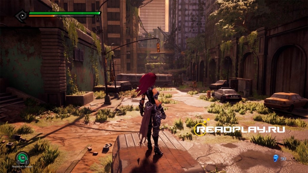 Скриншот война начинается на руинах мегаполиса в Darksiders 3