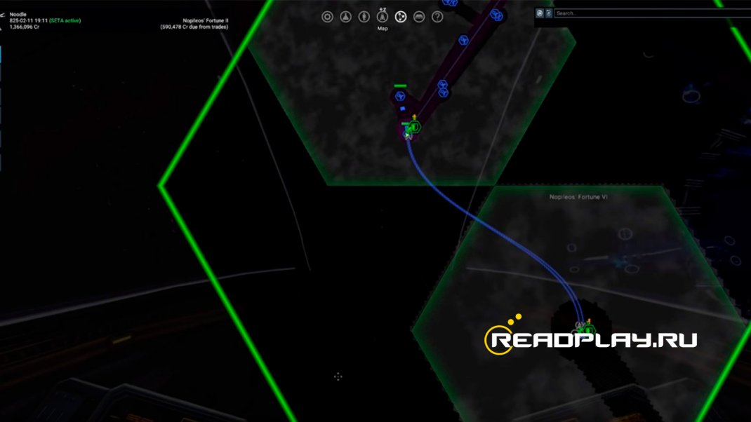 Изображение управление сектором в X4: Foundations