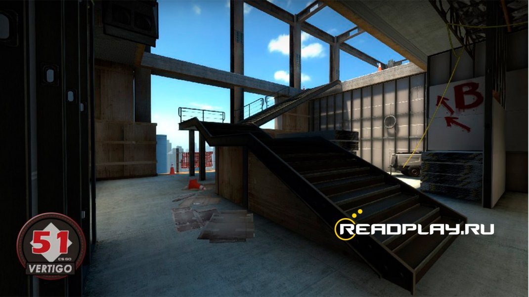 Скриншот карты Vertigo после обновления cs go от 25.01.19