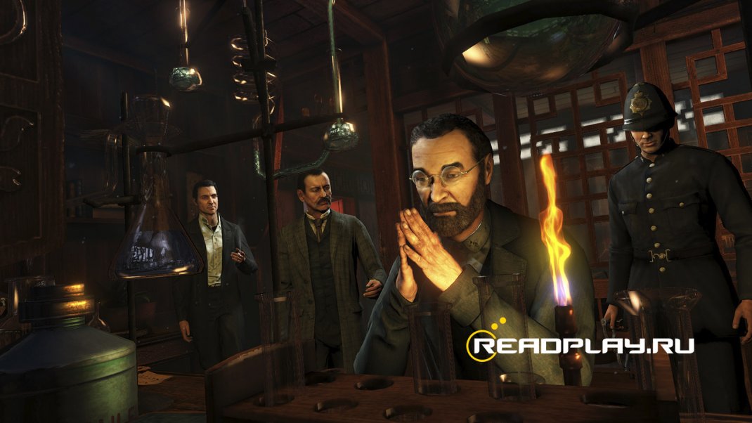 Скриншот игры приключения Шерлока Холмса