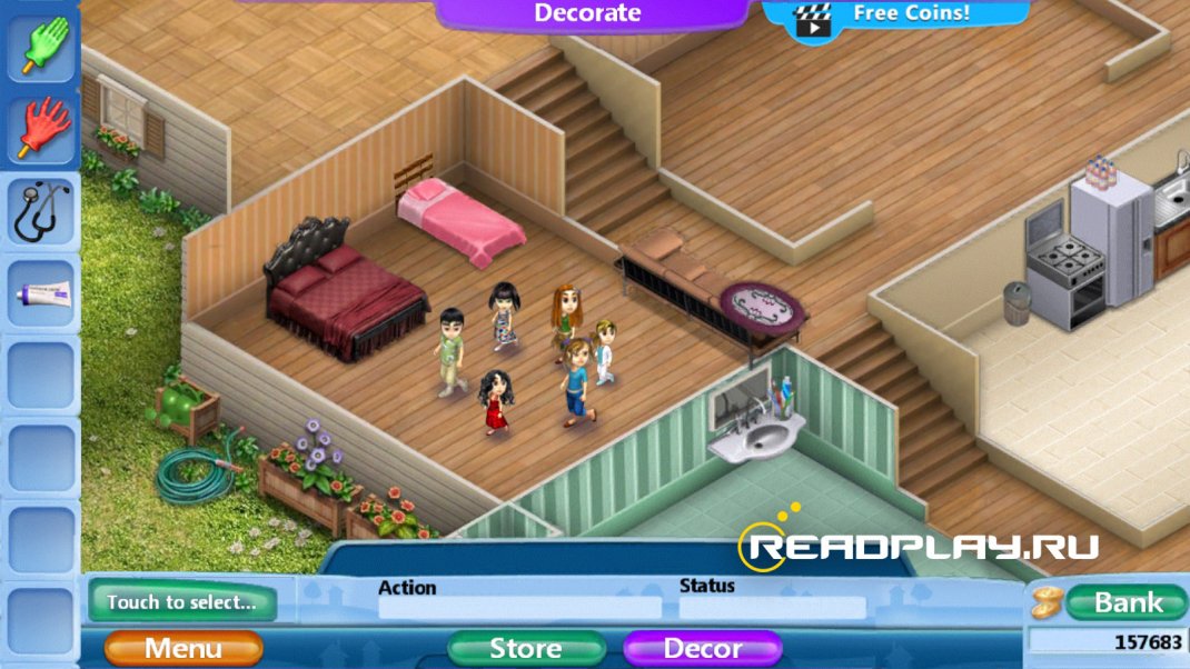 Скриншот - игра про симулятор жизни на пк - Virtual Families