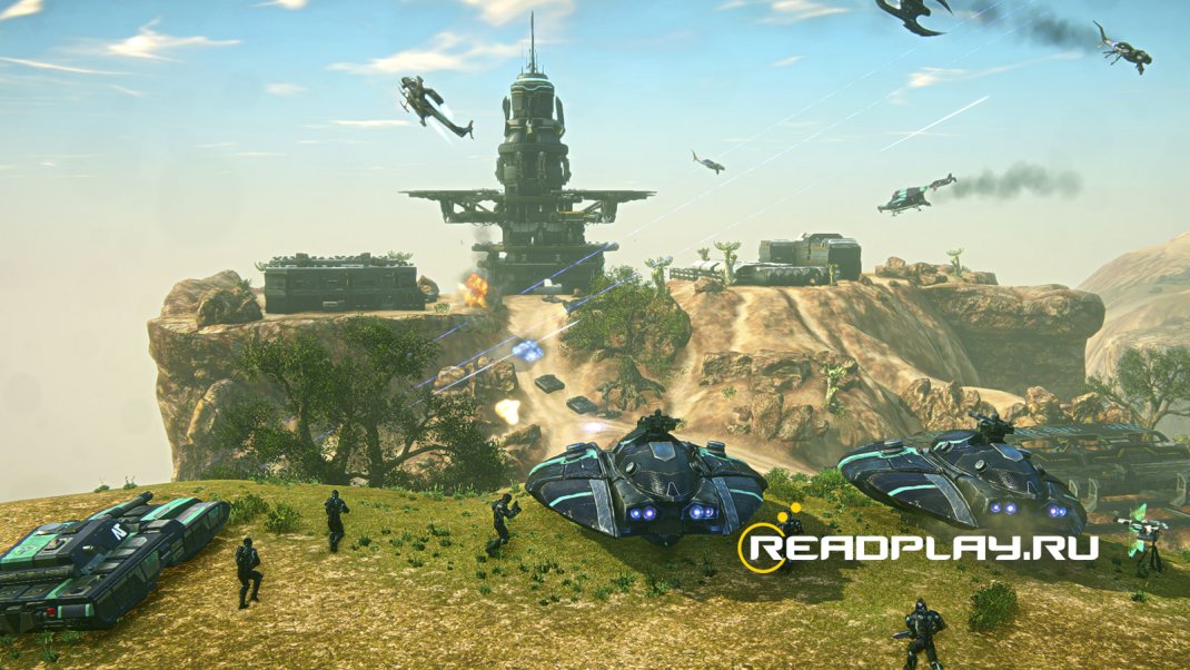 Скриншот онлайн шутера PlanetSide 2