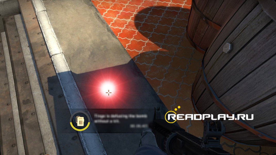 Скриншот ошибки с бомбой в cs:go