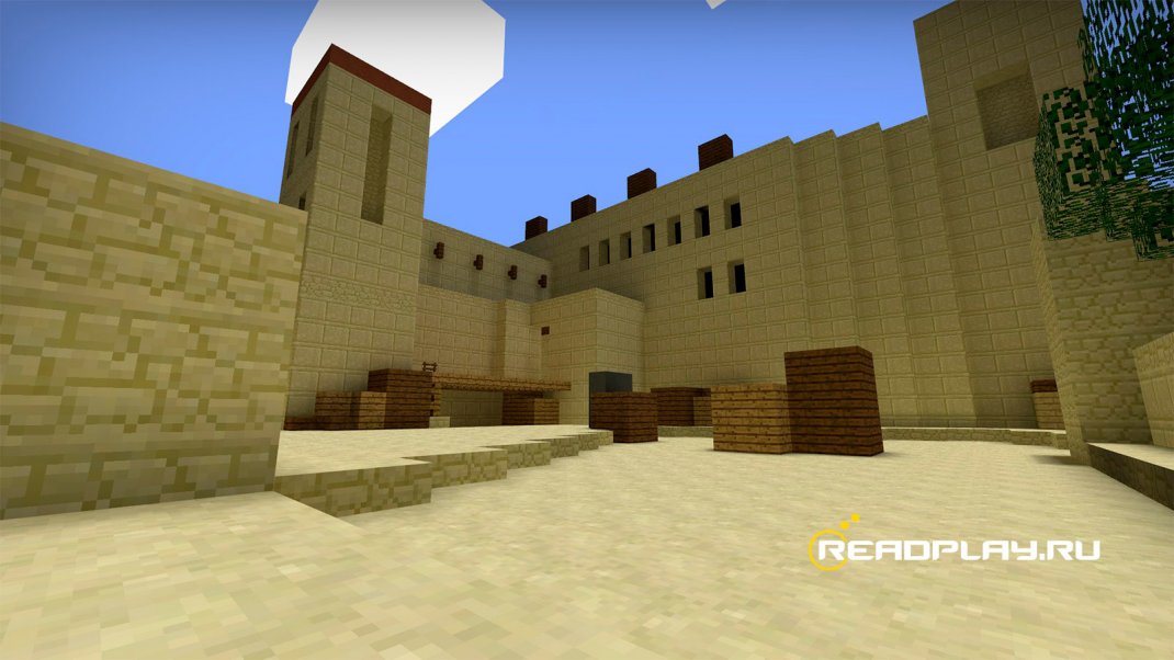 Скриншот - de_mirage_minecraft