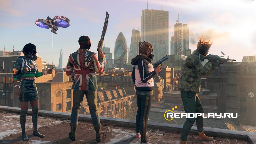 Скриншот команды из игры Watch Dogs Legion